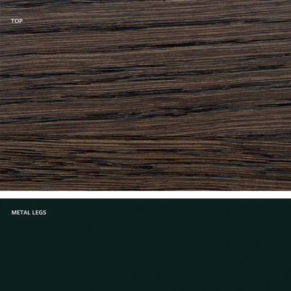 Mesa de design em madeira maciça produzida na Itália, Wilmer Viadurini