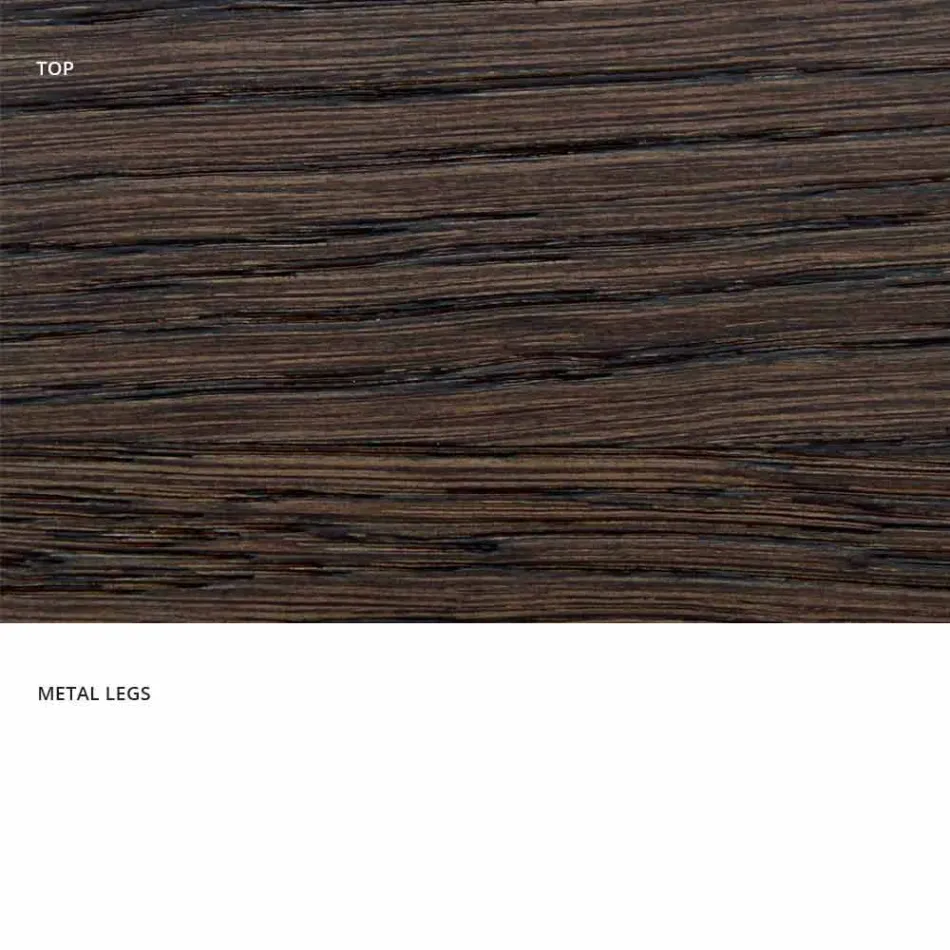 Mesa de design em madeira maciça produzida na Itália, Wilmer Viadurini