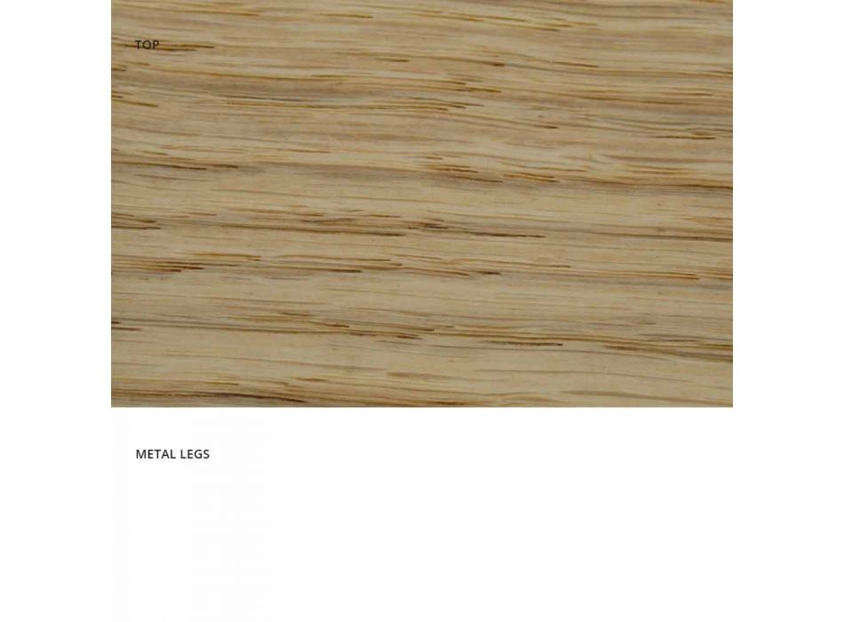 Mesa de design em madeira maciça produzida na Itália, Wilmer Viadurini