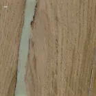 Mesa de design moderno com tampo de madeira e base de metal, Esperia Viadurini