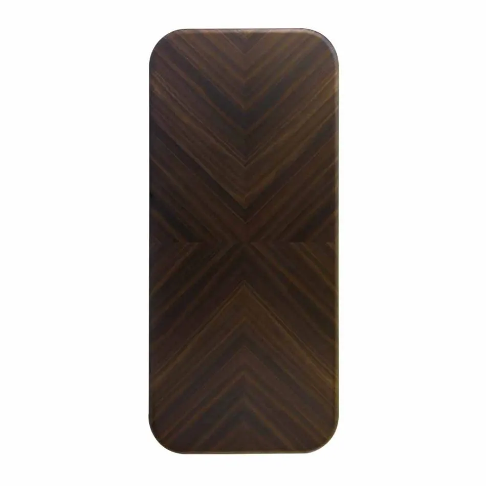 Tabela de design moderno de madeira artesanal em madeira de Itália Viadurini