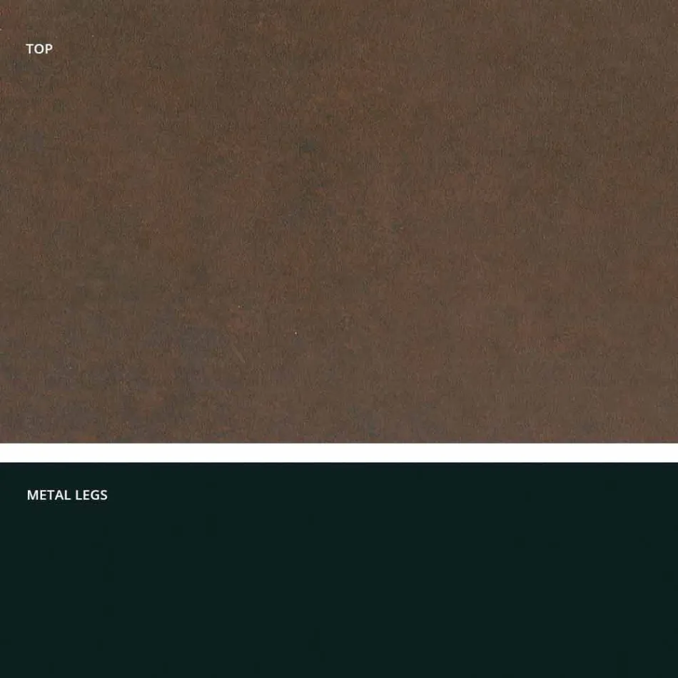 Mesa de vidro cerâmico de design moderno feita na Itália, Clark Viadurini