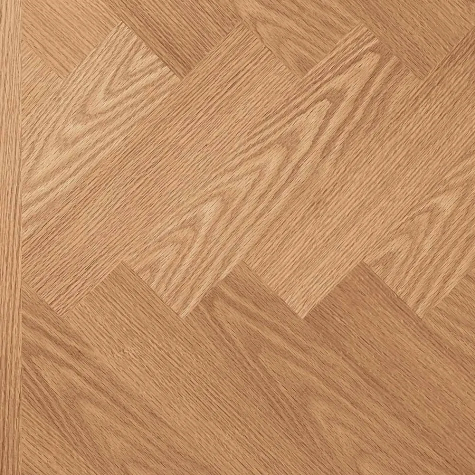 Mesa fixa 180x90 cm em carvalho com base de ferro - Lega Viadurini