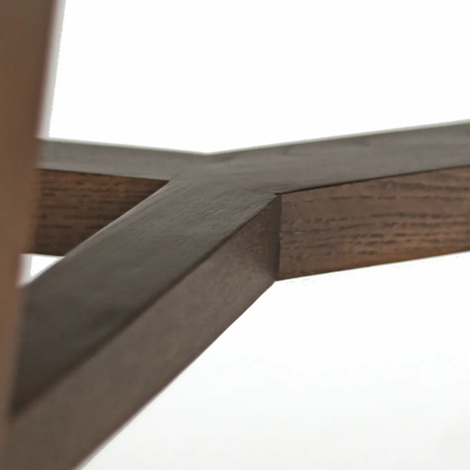 Mesa de Jantar Fixa em Cerâmica Emperador Polida Fabricada na Itália - Norte Viadurini