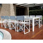 Mesa de jardim extensível até 240 cm com estrutura de alumínio - Geoffroy Viadurini