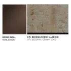 Mesa de jardim com assento de alumínio Made in Italy - Plinto by Varaschin Viadurini