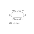 Mesa de cerâmica preta grega polida fabricada na Itália - Grotta Viadurini