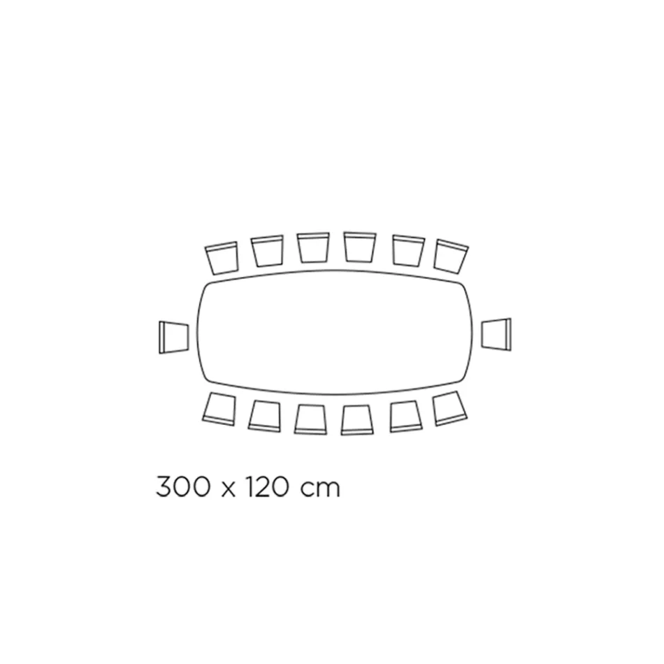 Mesa de cerâmica preta grega polida fabricada na Itália - Grotta Viadurini