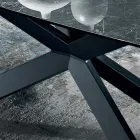 Mesa de cerâmica preta grega polida fabricada na Itália - Grotta Viadurini