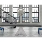 Mesa de madeira moderna extensível até 300 cm Fabricada na Itália - Dálmata Viadurini