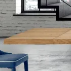 Mesa de madeira moderna extensível até 300 cm Fabricada na Itália - Dálmata Viadurini