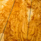 em mesa de madeira de oliveira e Portofino VGnewtrend redondo de vidro Viadurini