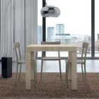 Mesa extensível de madeira laminada até 470 cm Fabricado na Itália – Gordito Viadurini