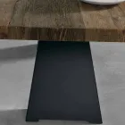 Mesa de madeira maciça de design feita na Itália Zerba Viadurini