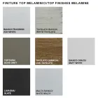 Mesa extensível de melamina de madeira até 470 cm Fabricado na Itália – Gordito Viadurini