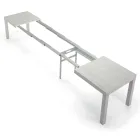 Mesa extensível de melamina de madeira até 470 cm Fabricado na Itália – Gordito Viadurini