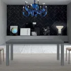 Mesa extensível de melamina de madeira até 470 cm Fabricado na Itália – Gordito Viadurini