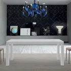 Mesa extensível de melamina de madeira até 470 cm Fabricado na Itália – Gordito Viadurini
