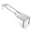 Mesa extensível de melamina de madeira até 470 cm Fabricado na Itália – Gordito Viadurini