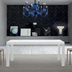 Mesa extensível de melamina de madeira até 470 cm Fabricado na Itália – Gordito Viadurini