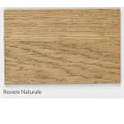 Mesa de carvalho folheado e pernas de metal feitas na Itália - Consuelo Viadurini