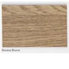 Mesa em Carvalho Nodos Folheado e Pernas de Metal Made in Italy - Vicente Viadurini