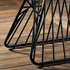 Mesa de vidro temperado de design moderno feita na Itália, Mitia Viadurini