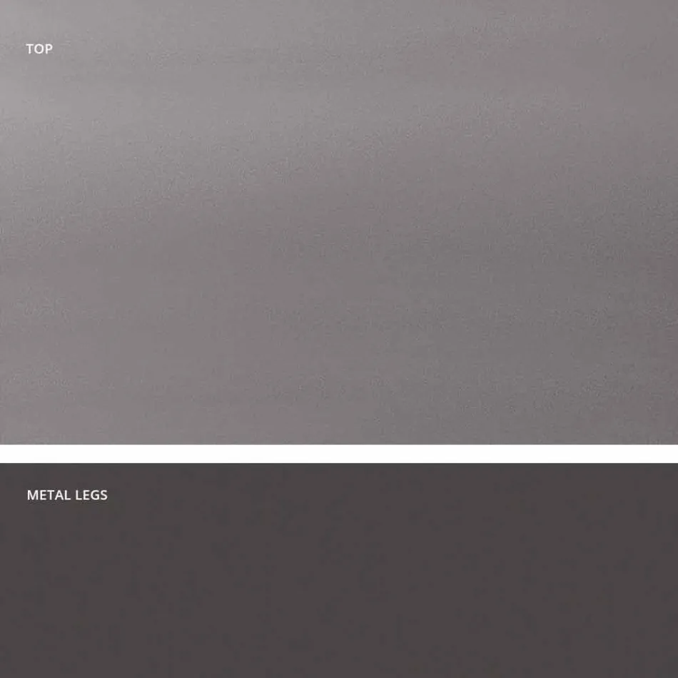 Mesa de vidro temperado de design moderno feita na Itália, Mitia Viadurini