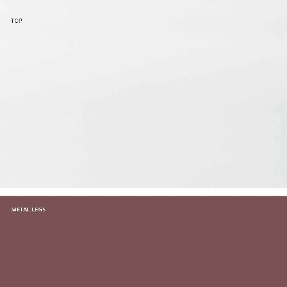 Mesa de vidro temperado de design moderno feita na Itália, Mitia Viadurini