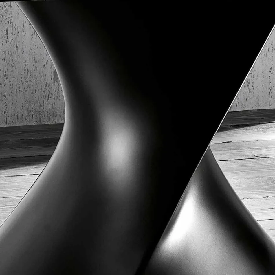 Mesa de vidro temperado de design moderno produzido na Itália, Clark Viadurini