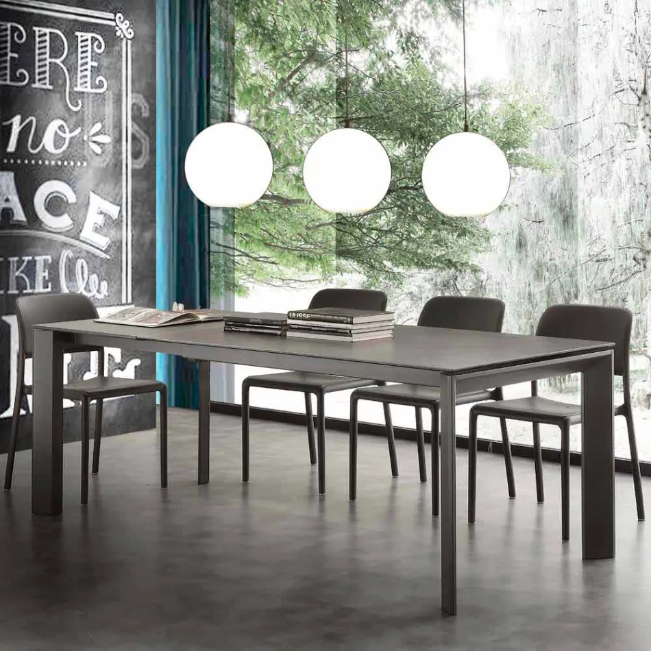 Mesa extensível de vitrocerâmica Terni até 240 cm Viadurini