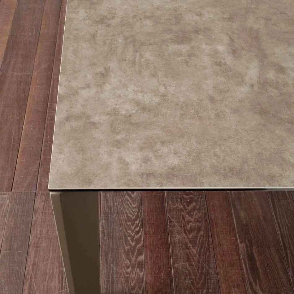 Mesa extensível de vitrocerâmica Terni até 240 cm Viadurini