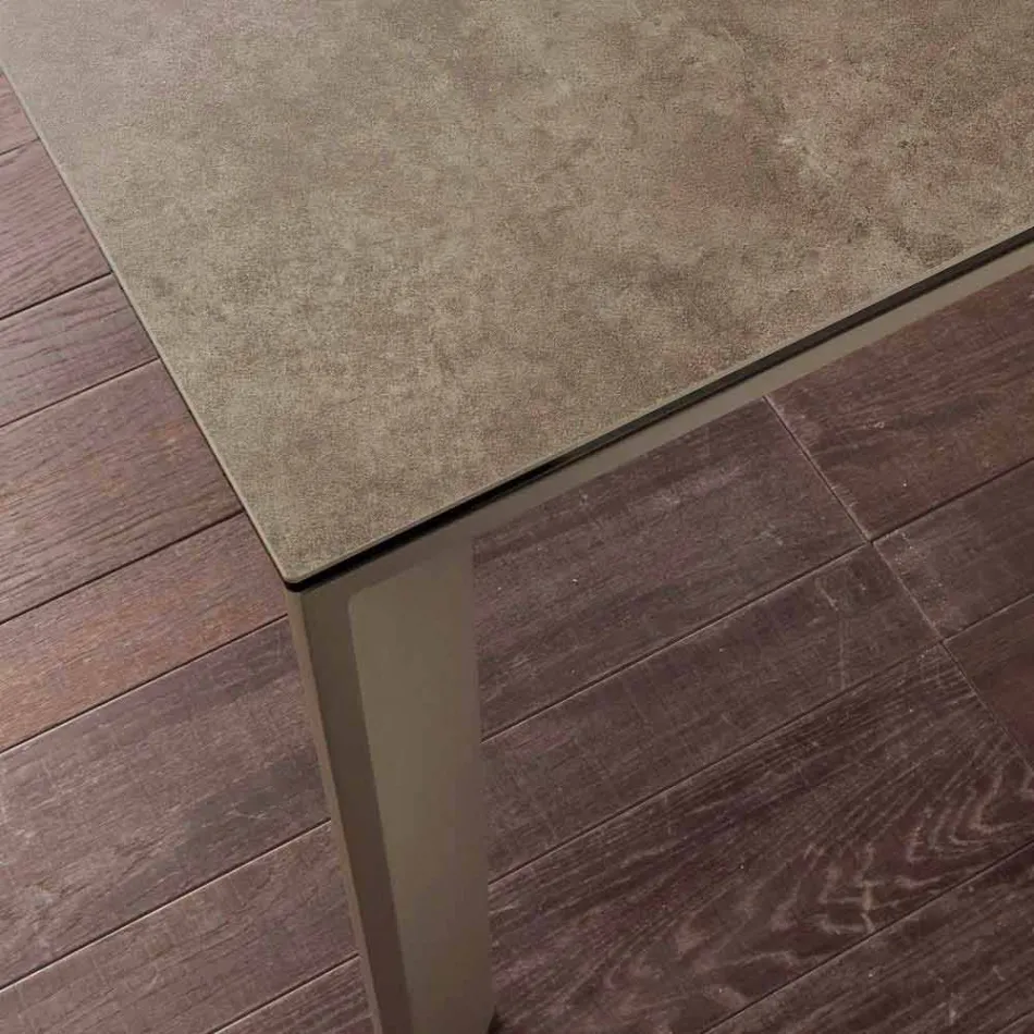 Mesa extensível de vitrocerâmica Terni até 240 cm Viadurini