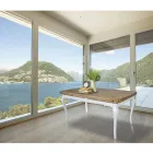 Mesa interna extensível em abeto com cantos moldados fabricado na Itália - Faramir Viadurini