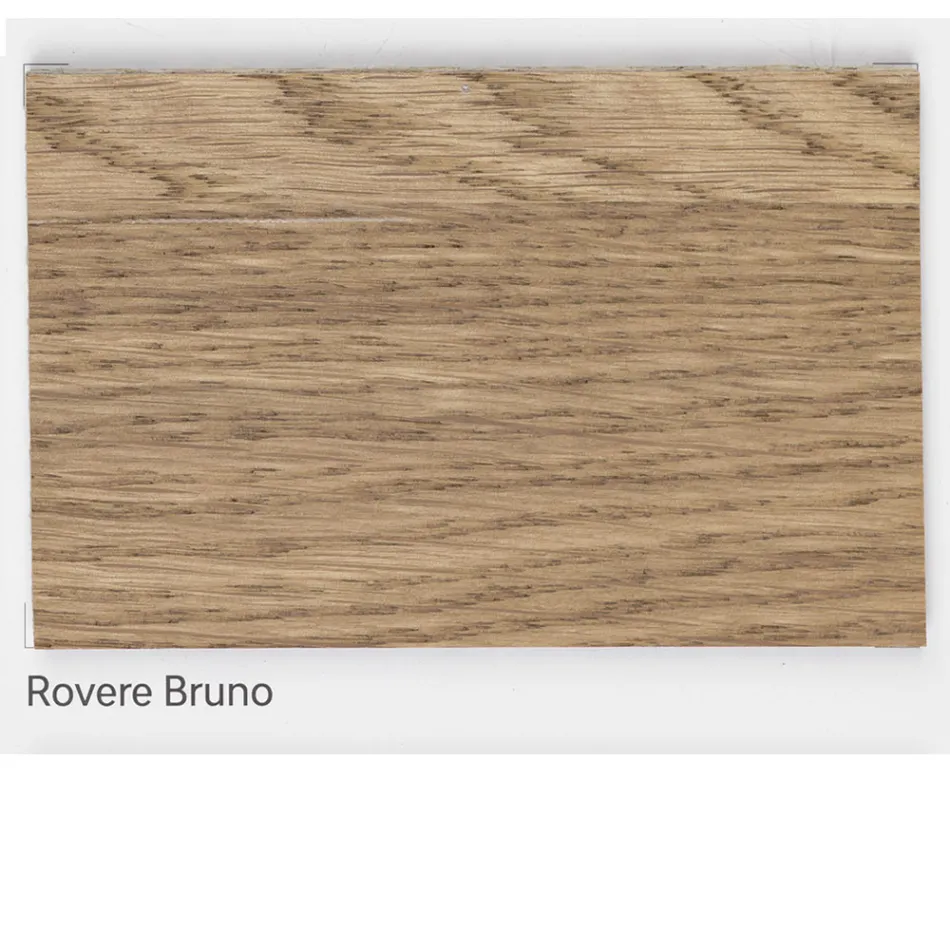 Mesa de estar extensível em carvalho nódoa banhada na Itália - Durin Viadurini