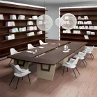 Mesa de reunião em melamina de Andrea Stramigioli - Butterfly Viadurini