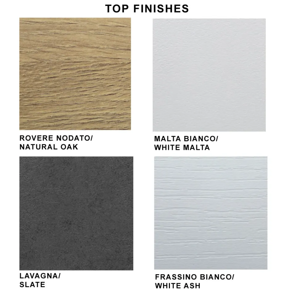 Mesa extensível moderna até 300 cm em laminado e vidro fabricado na Itália - Tear Viadurini