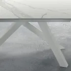 Mesa Extensível Moderna até 278 cm em Cerâmica Made in Italy - Settimmio Viadurini