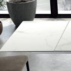 Mesa Extensível Moderna até 278 cm em Cerâmica Made in Italy - Settimmio Viadurini