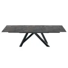 Mesa Extensível Moderna até 278 cm em Cerâmica Made in Italy - Settimmio Viadurini