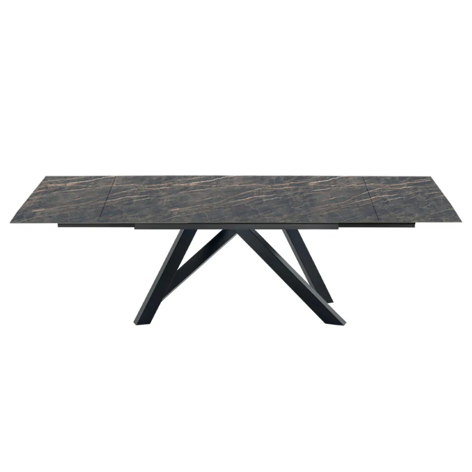 Mesa Extensível Moderna até 278 cm em Cerâmica Made in Italy - Settimmio Viadurini