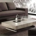 Mesa extensível ou mesa com piano em melamina Palau Viadurini