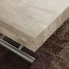 Mesa extensível ou mesa com piano em melamina Palau Viadurini