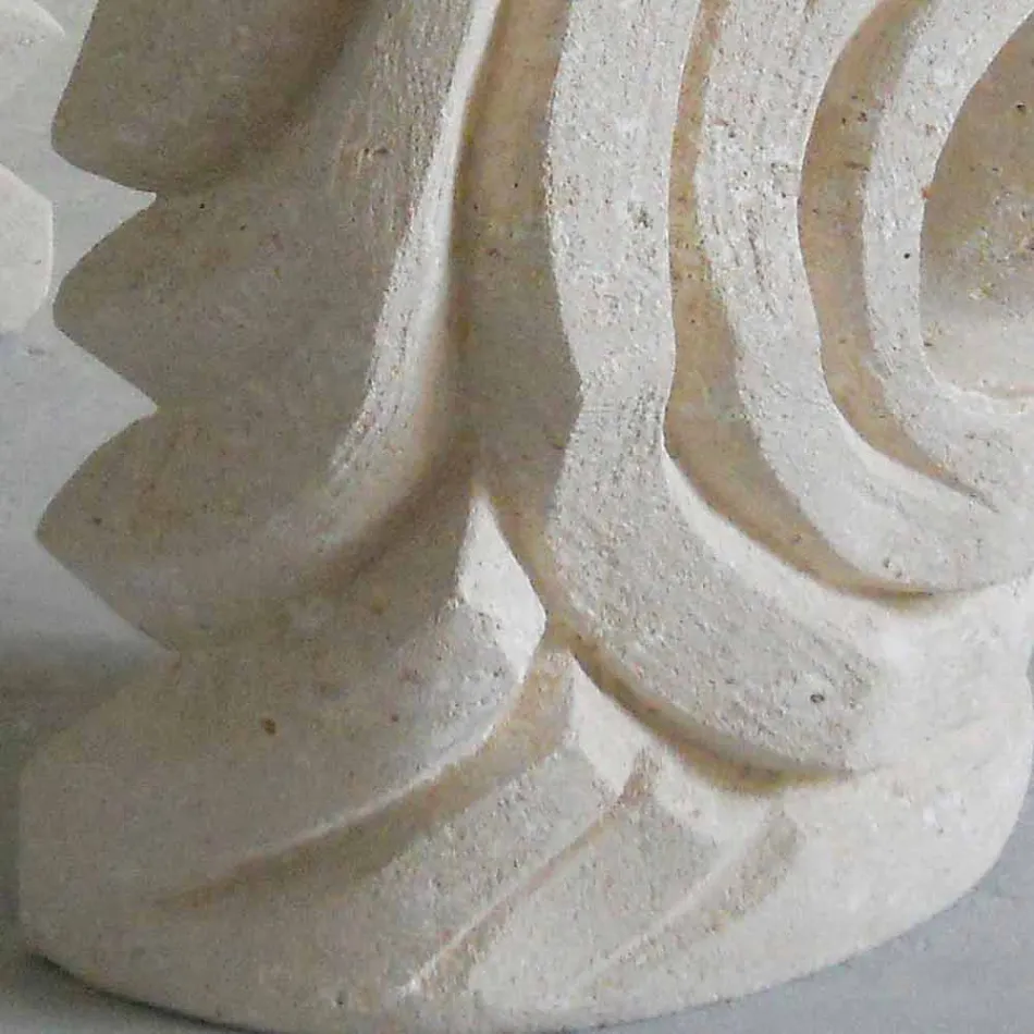 Mesa oval Petra com tampo de vidro de design moderno Erinni Viadurini