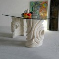 Made in Italy mesa de jantar com base de pedra natural Vicenza Erinni