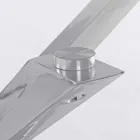 Mesa da Sala de Jantar Homemotion com Tampo em Vidro Temperado - Denda Viadurini