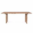 Homemotion Moderna mesa de jantar em madeira de acácia - Pinco Viadurini