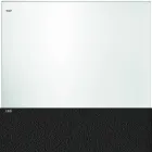 Tampo da mesa em vidro extra claro e pés de metal 3 acabamentos 4 tamanhos - speck Viadurini