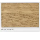 Mesa banhada a carvalho maciço e base de cristal fabricada na Itália - Noelia Viadurini