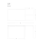 Mesa de Jantar Extensível 190 cm Metal e Madeira Made in Italy - Euclidiana Viadurini